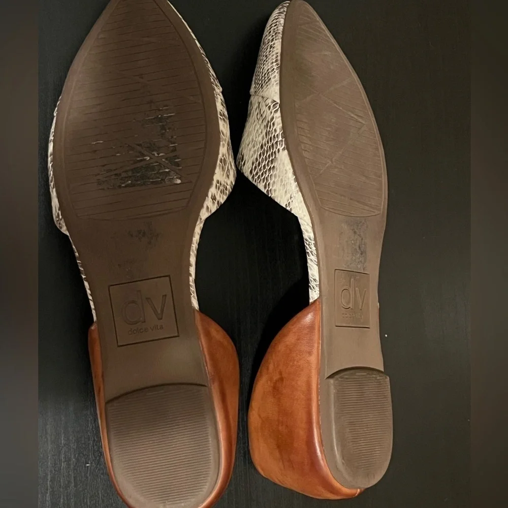 DV by Dolce Vita Snakeskin Flats